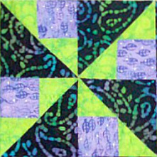 Brave World Quilt Block from 