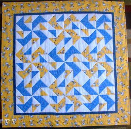 Quilt Blog -Homesewn by Carolyn quilt blog talking about Yankee Puzzle.