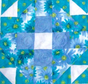 Blogging about Mrs. Keller's Nine Patch quilt block from my favorite quilt book, 