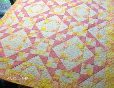 Steps to the Alter quilt on Homesewn by Carolyn, Quilting Blog.
