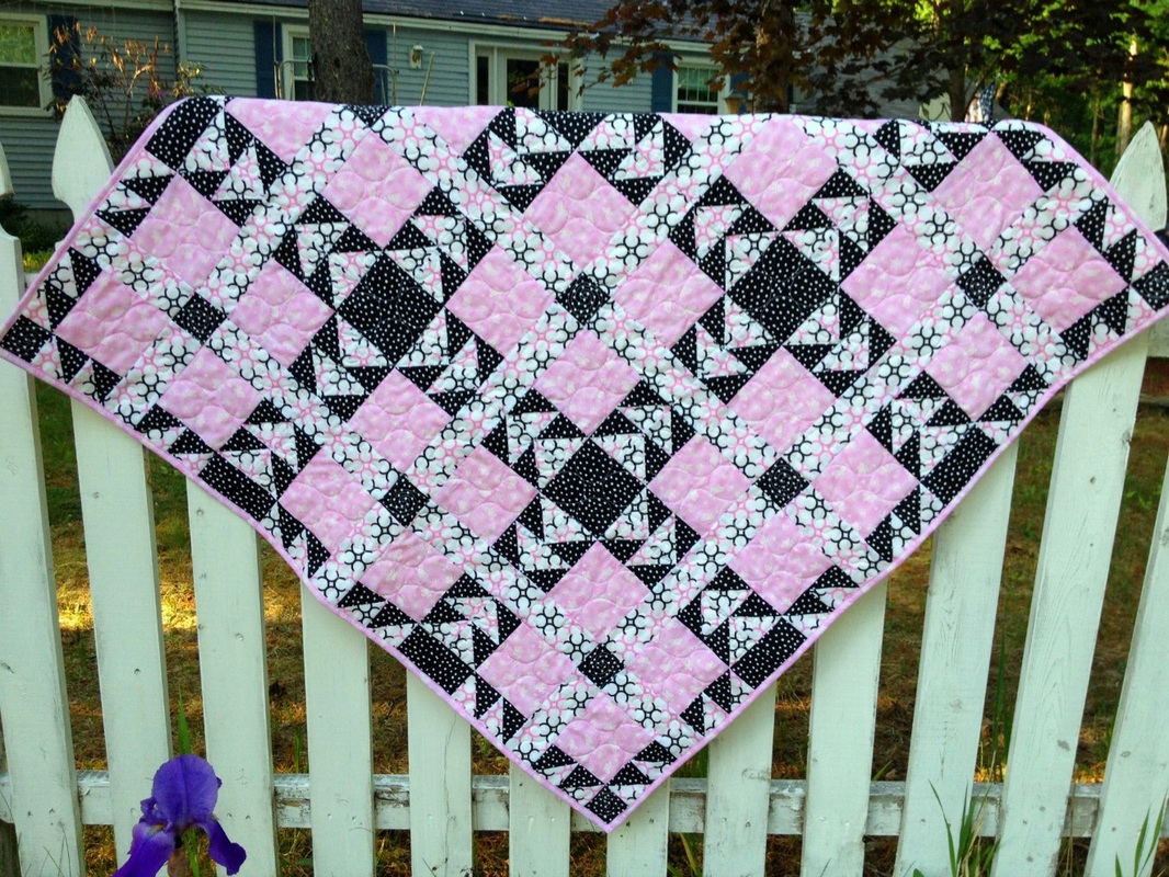 Doves in the Window baby quilt from http://www.homesewnbycarolyn.com