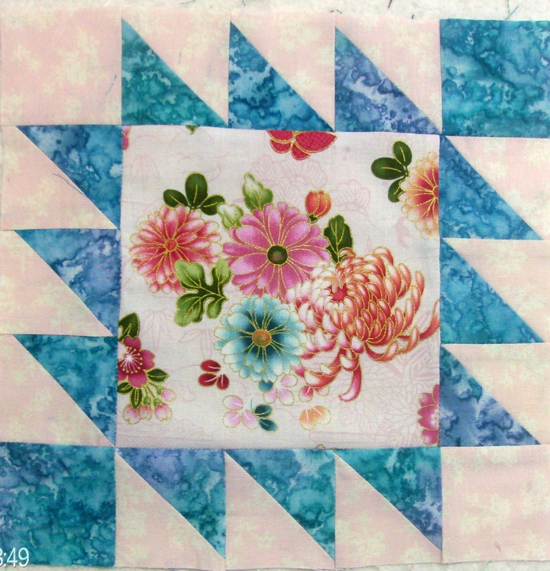 Double Sawtooth Quilt block from 