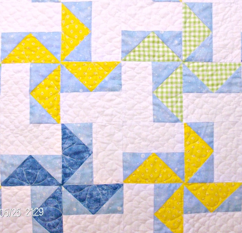 Quilting blog about the secondary quilt design you see when you sew four quilt blocks together.