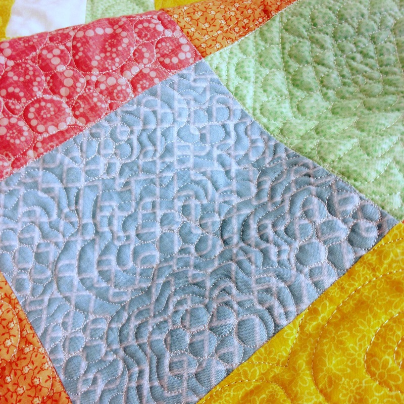 Free motion quilting designs.