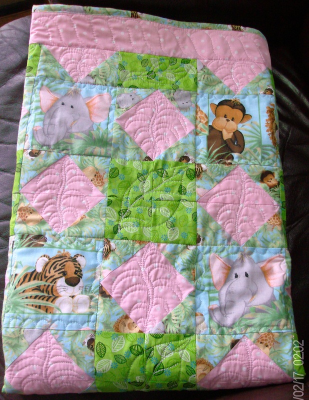 Jungle BABIES Baby Quilt