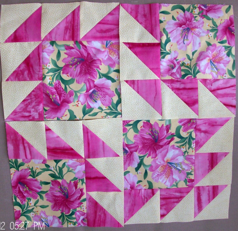 You can create different quilt patterns from the same quilt block.