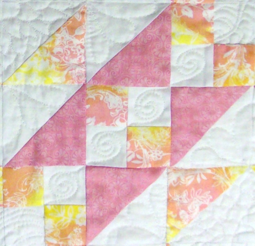 Quilt Blog showing Steps to the Alter quilt block.