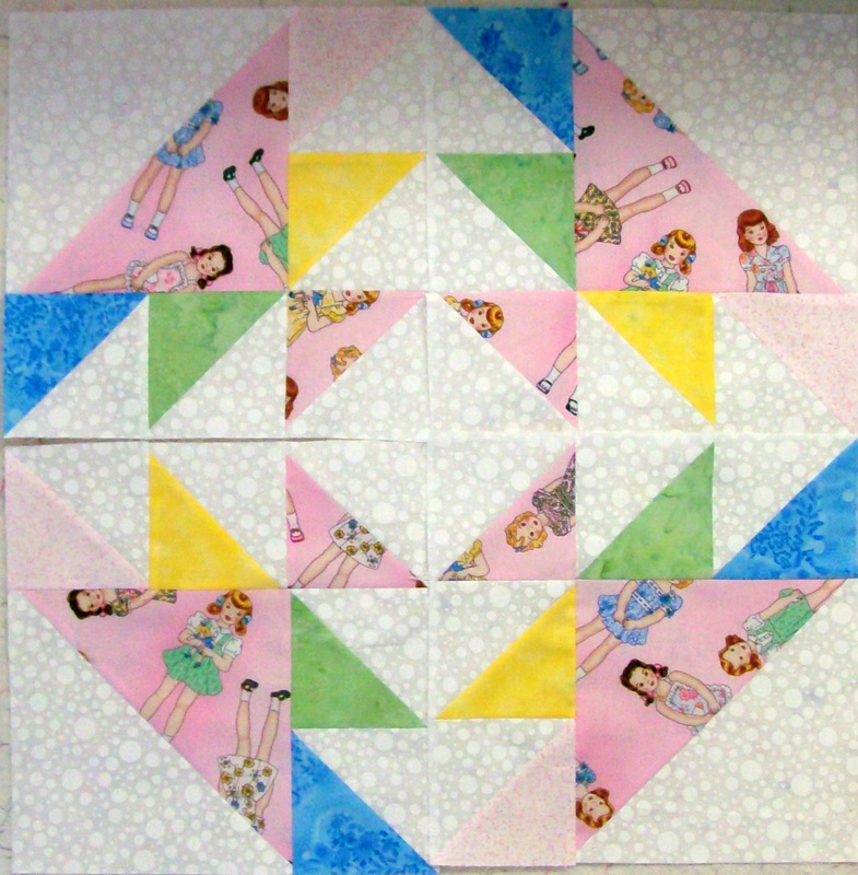 Quilting blog, option two, my favorite, for the West Wind quilt block.