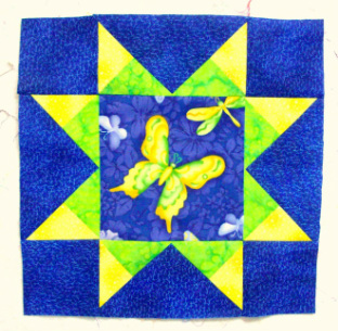 Army Star Quilt Block from 