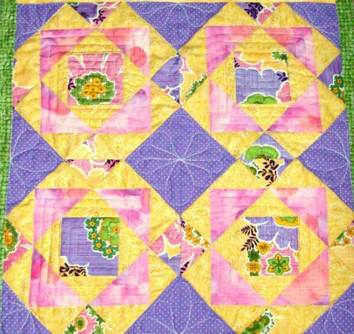 This is the design of four blocks sewn together from the Gentleman's Fancy quilt block.