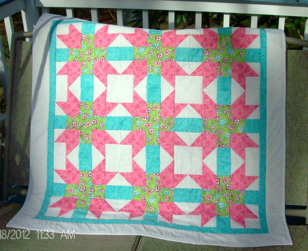 Hearth and Home Baby Quilt for sale from Homesewn by Carolyn