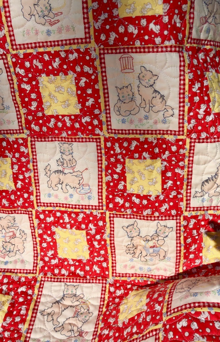 Kittens at Play Baby Quilt