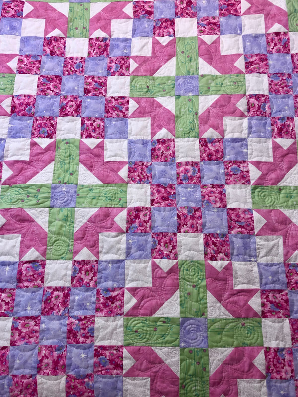 Double Irish Chain and Mexican Star Quilt Blocks