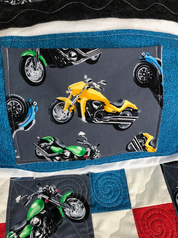 Motorcycle Lap Quilt for sale