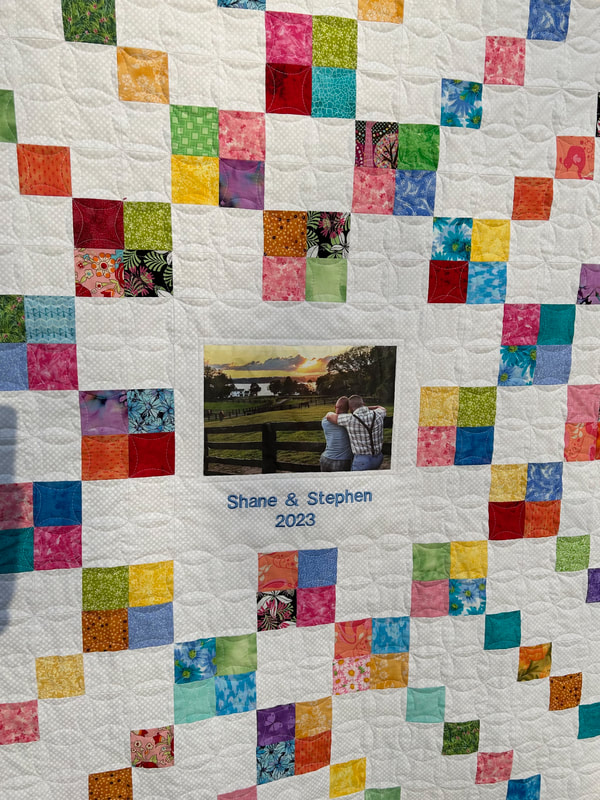 Confetti Quilt with Photo